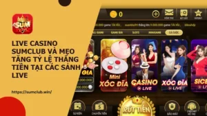Live Casino Sumclub và mẹo tăng tỷ lệ thắng tiền tại các sảnh live cho người mới