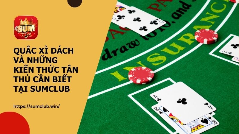 Quắc xì dách và những kiến thức tân thủ cần biết tại SUMCLUB